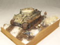 A diorama with a plastic model of the Tiger tank, inspired by a photograph showing a scene from the Eastern Front of World War II - photo no 8