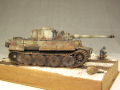 A diorama with a plastic model of the Tiger tank, inspired by a photograph showing a scene from the Eastern Front of World War II - photo no 14