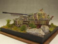 Modeler's vision - a diorama with a plastic model of the Jagdpanther II tank destroyer which had only existed at the design stage - photo no 5