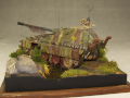 Modeler's vision - a diorama with a plastic model of the Jagdpanther II tank destroyer which had only existed at the design stage - photo no 6