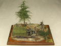 Diorama depicts WWII scene with the American Dodge WC-63 military truck - photo no 1