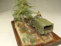 Diorama depicts WWII scene with the American Dodge WC-63 military truck - photo no 7