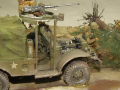 Diorama depicts WWII scene with the American Dodge WC-63 military truck - photo no 10