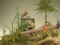 Diorama depicts WWII scene with the American Dodge WC-63 military truck - photo no 13