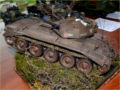 A cardboard model of the British Crusader anti-aircraft tank - photo no 1.