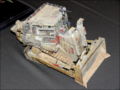 A plastic model of the Caterpillar D9R Doobi armored bulldozer - photo no 1.