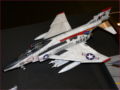 Link to photos of a plastic model of the F-4B Phantom II jet plane