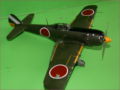 A plastic model of the Japanese Nakajima Ki-84 Hayate fighter from World War II - photo no 3.