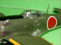 A plastic model of the Japanese Nakajima Ki-84 Hayate fighter from World War II - photo no 5.