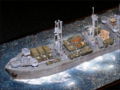 A plastic model ship of the Liberty type from the Second World War - photo no 2.