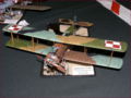 Plastic model of the Salmson 2A2 biplane belonging to the Polish aviation - photo no 1.