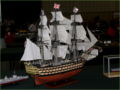 A plastic model of HMS Victory sailing ship - photo no 2.