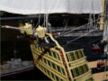 A plastic model of HMS Victory sailing ship - photo no 15.