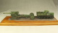 A plastic models of the Soviet Komintern artillery tractor towing the B-4 howitzer - photo no 3