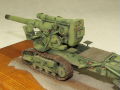 A plastic models of the Soviet Komintern artillery tractor towing the B-4 howitzer - photo no 10