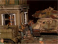 Diorama represents an imaginary scene of the liberation of the Belgian city of Bastogne in 1944 - photo no 16.