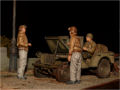 Diorama represents an imaginary scene of the liberation of the Belgian city of Bastogne in 1944 - photo no 25.