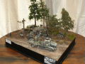 Diorama representing the dismantling of a tank turret at a German heavy tank repair base in Lithuania in 1944 - photo no 2