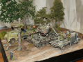 Diorama representing the dismantling of a tank turret at a German heavy tank repair base in Lithuania in 1944 - photo no 6