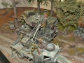 Diorama representing the dismantling of a tank turret at a German heavy tank repair base in Lithuania in 1944 - photo no 12