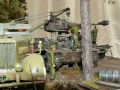 Diorama representing the dismantling of a tank turret at a German heavy tank repair base in Lithuania in 1944 - photo no 14