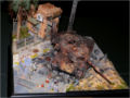 Diorama with the plastic model of the Abrams tank - photo no 3.