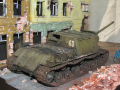 Diorama - Soviet self-propelled gun stands on Wrocławska Street in Lubań in March 1945 - photo no 4.