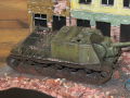 Diorama - Soviet self-propelled gun stands on Wrocławska Street in Lubań in March 1945 - photo no 5.