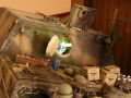 Diorama with a plastic model of the Sturmtiger heavy gun from WW2 - photo no 11.