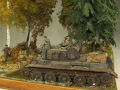 Diorama with a plastic model of the Centaur tank from the Polish 1st Armoured Division - photo no 11