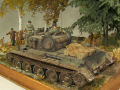 Diorama with a plastic model of the Centaur tank from the Polish 1st Armoured Division - photo no 12