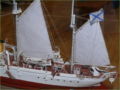 A paper model of the Russian Korietz gunboat - photo no 7.