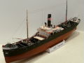 A cardboard model of the Polish SS Poznań merchant ship - photo no 1.