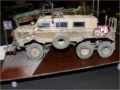 A plastic model of the Buffalo 6x6 MPCV all-wheel drive demining vehicle - photo no 2.