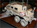 A plastic model of the Buffalo 6x6 MPCV all-wheel drive demining vehicle - photo no 3.