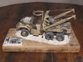 A plastic model of the Diamond T 969 military wrecker - photo no 1