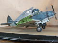 A plastic model of the American Douglas Tbd 1 Devastator torpedo bomber, an airplane from the Second World War, made of 1:48 scale - photo no 7.