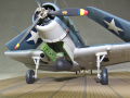 A plastic model of the American Douglas Tbd 1 Devastator torpedo bomber, an airplane from the Second World War, made of 1:48 scale - photo no 9.