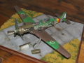 A plastic model of the German Focke Wulf 152 Ta H-0 fighter made in 1:48 scale - photo no 1.