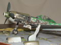 A plastic model of the German Focke Wulf 152 Ta H-0 fighter made in 1:48 scale - photo no 7.