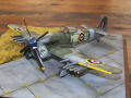 A plastic model of the British Hawker Typhoon Mk.Ib plane made in 1:48 scale - photo no 3.