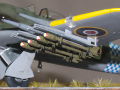 A plastic model of the British Hawker Typhoon Mk.Ib plane made in 1:48 scale - photo no 7.