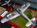 A plastic model of the Hawker Typhoon MkIb fighter-bomber made in 1:24 scale - photo no 2.