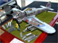 A plastic model of the Hawker Typhoon MkIb fighter-bomber made in 1:24 scale - photo no 3.