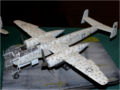 Plastic reduction model of WWII Heinkel He 219 Uhu night fighter plane - photo no 2.