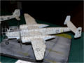 Plastic reduction model of WWII Heinkel He 219 Uhu night fighter plane - photo no 3.