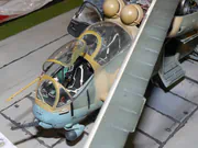 Plastic model of the Soviet Mi-24W helicopter - photo No. 5 - close-up