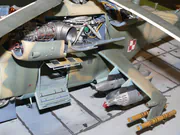 Plastic model of the Soviet Mi-24W helicopter - photo No. 9 - close-up
