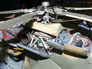 Plastic model of the Soviet Mi-24W helicopter - photo No. 10 - close-up