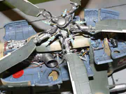 Plastic model of the Soviet Mi-24W helicopter - photo No. 11 - close-up